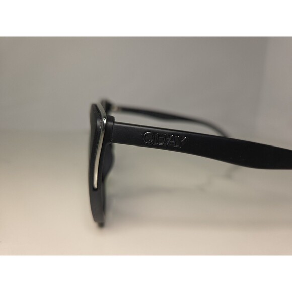 Quay My Girl 126 Black/Black Cat Eye Sunglasses 55-15-150 - Picture 3 of 9